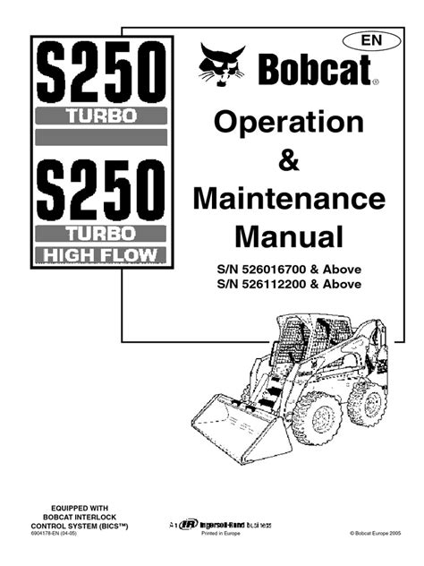 bobcat s250 hp|bobcat s250 manual.